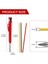 Pen-Mix Dolum B Stili 6 Yedek Uçlu Kalemtıraşlı Ahşap Işçiliği Derin Delik Mekanik Kalem Seti (Yurt Dışından) 5