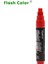 Beyaz Stil Flashcolor Beyaz Kırmızı Sarı Fluoresan Sıvı Tebeşir Pencere Marker Kalemi 8mm Düz Uç (Yurt Dışından) 2