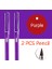 Mor-2 Adet Tarzı 2 Adet Morandi Renkli Sonsuz Kalem, Sınırsız Yazma, Makaron Renkli Sanat Çizim Aracı, Okul Malzemeleri, Okul Kırtasiye (Yurt Dışından) 1