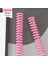 22 mm Pembe Stil A4 Halkalı Spiral Bağlama Şeridi Plastik Gevşek Yaprak Halka Dosya Bağlama Şeridi Bağlayıcı Planlayıcı Aksesuarları Okul Halka Spiral Bağlama (Yurt Dışından) 1