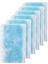 A6 Mavi-6 Adet Tarzı 6 Parça A6 Bağlayıcı Nakit Zarf Pvc Bütçe Bağlayıcı Zipper Zarf Cep Dosyaları Için 6 Halkalı Doldurulabilir Bağlayıcı Defter Için(Yurt Dışından) 1