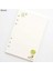 Boş Stil A6 Filofax Günlük Planlayıcı Iç Sayfaları Yedek Ofis Aksesuarı A5 A6 Spiral Defter Dolgu Kağıdı (Yurt Dışından) 1