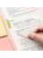 7.6x7.6cm 6 Renk Stili Su Geçirmez Pet Şeffaf Yapışkan Notlar Memo Pad Seti Etiketler Günlük Yapılacaklar Listesi Not Kağıdı Öğrenci Ofis Kırtasiye Için (Yurt Dışından) 5