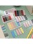 D Stili Mengta Morandi Macaron Yapışkan Notlar Memo Pad Günlük Kırtasiye Pulları Scrapbook Dekoratif Retro Indeks N Defa Yapışkanlı (Yurt Dışından) 3