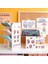 Yuvarlak Stil Mınkys Sevimli 4 Bölmesi Masaüstü Organizer Kalemlik Ücretsiz Sticker Makyaj Kalem Depolama Stand Kutu Okul Ofis Kırtasiye (Yurt Dışından) 5