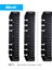 Siyah-A6-3pcs Tarzı Kw-Trio Yaratıcı Spiral Defter Ayraç Cetvel Indeks Cetveli Separator Mark Esnek Ölçüm Taşınabilir A5 A6 A7 Cetvel (Yurt Dışından) 1