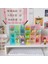 Yeşil Stil Macaron Renkli Masaüstü Kalemlik Kalem Makyaj Fırça Saklama Kutusu 4 Bölme Eğik Içecek Masaüstü Düzenleyici Okul Kırtasiye (Yurt Dışından) 5