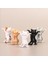 5 Adet Kedi ve Tabut Stili 5 Adet Japon Kedi Kalemlik Siyah Kedi Tabut Askı Taşıma Sevimli Süs Hayvan Heykeli El Yapımı Ev Dekorasyon Kedi Bebekleri (Yurt Dışından) 3