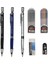 Gümüş Set 2b Stili 2.0 Kalınlığında Doldurulabilir Mekanik Kalem Opsiyonel Satın Al 12 Renk Doldurma 2b Siyah Kurşun Kalem Çizim ve Yazma Kırtasiye (Yurt Dışından) 4