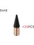 Altın 20 Adet Tarzı Ebedi Kalem Için Değiştirilebilir Kalem Ucu Altın Gümüş Evrensel Ebedi Kalem Başlığı Mürekkepsiz Kalem Için Sınırsız Yazma (Yurt Dışından) 1