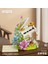 Çiçek Blok Maket Puzzle Yapboz Hediyelik El Yapımı Süs (Yurt Dışından) 1