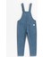 Peluş Ayıcık Detaylı Kız Çocuk Kot Salopet Tulum 3-10 Yaş Rahat Günlük Yazlık Denim Kıyafet 3