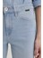 Cindy Yüksek Bel Dar Paça Mom Jeans Bayan Kot Pantolon 100277 5