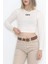Kadın Uzun Kollu Off Nakışlı Fitilli Crop Body 2