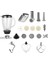 SR50 Döküm Gövde 7 Litre Içli Köfte Hamur Yoğurma Kıyma Çekme Erişte Blender Çıpıcı mixer Set 6