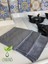 (3 Adet Gri) Parlak Mikrofiber Ankastre Ocak Davlumbaz Toz Bezi 40*40 3