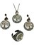 Sedef Doğal Taş Hayat Ağacı Bronz Otantik Set 1