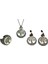 Sedef Doğal Taş Hayat Ağacı Bronz Otantik Set 2