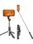 360 Döndür Cep Telefonu Tutucu Selfie Çubuk Tripod Açık Fotoğrafçılık Vlog Video Kayıt Akıllı Telefon Için Kablosuz Uzaktan Kumanda ile Q02S-BEYAZ (Yurt Dışından) 1