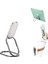 Evrensel Telefon Parmak Halkası Tutucu Kickstand Katlanabilir Ultra Ince Cep Telefonu iPhone 15 14 13 Por iPad Tabletler Için Arka Kavrama Standı :gümüş (Yurt Dışından) 1