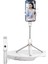 Taşınabilir Kablosuz Uzaktan Deklanşör Selfie Çubuğu Tripod iPhone 14 13 Pro Max Android Xiaomi Cep Telefonu Standı Tutucu Aksesuarları :siyah ve Beyaz (Yurt Dışından) 1