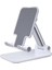 Katlanabilir Metal Masaüstü Cep Telefonu Standı iPad iPhone 13 x Akıllı Telefon Desteği Tablet Masası Cep Telefonu Taşınabilir Tutucu Braketi :beyaz (Yurt Dışından) 1