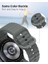 Tcl Movetime MT42X MT46X MT43A Amazfit Gts Bip 20MM Kordon Dekoratif Örgü Çizgili Spor Silikon Kayış 4