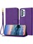 Telefon Kılıfı Için Samsung Galaxy PHONE/A52S Flip Folio Pu Deri Cüzdan Litchi (Yurt Dışından) 1