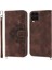 Samsung Galaxy A22 4g Kabartmalı Darbeye Dayanıklı Çoklu Kredi Için Flip Case (Yurt Dışından) 4
