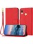 Telefon Kılıfı Için Huawei P20 Lite Flip Folio Pu Deri Litchi Desen Cüzdan (Yurt Dışından) 1
