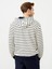 Erkek Ekru Oversize Pamuklu Sweatshirt 4