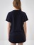 Kadın Lacivert Regular Fit Pamuklu Basic Tişört 4