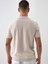Erkek Naturel Oversize Keten Polo Yaka Kazak 5