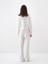 Kadın Beyaz Oversize Modal Pantolon 5