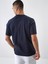 Lacivert Regular Fit Pamuklu Tişört 4