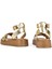 Ziya, Hakiki Deri Kadın Sandalet 1511033Z23029 Gold 6