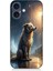 Apple iPhone 16 Plus Uyumlu Yağmurlu Sokak Desenli Silikon Kılıf 1