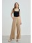 Beli Lastikli Bol Paça Pantolon - Camel 3