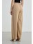 Beli Lastikli Bol Paça Pantolon - Camel 4