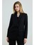 Iki Düğmeli Blazer Ceket -Siyah 2