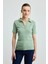 Polo Yaka Pamuk Kaşkorse T-Shirt - Yeşil 1