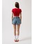 Nepo Baskılı Crop Kırmızı T-Shirt 5