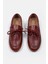Miuccia Bordo Hakiki Deri Kadın Loafer 2