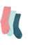 Kadın Bambu Soket Çorap Dikişsiz Yumuşak 3'lü, 36-40 Kyeşil-A.su Yeşil-Pembe-Somon 1