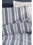 Sport Çizgili Nevresim Takımı Tek Kişilik Soft Line Lacivert 4