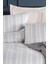 Sport Çizgili Nevresim Takımı Çift Kişilik Soft Line Gri 5