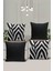 4 Lü Çift Taraflı Dijital Baskı Kırlent Kılıfı Zebra Desenli 1