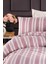 Sport Çizgili Nevresim Takımı Tek Kişilik Soft Line Bordo 3