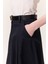 Cep Detaylı Geniş Etek Lacivert 4