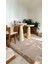 Wood Ahşap 2'li Set Konik Mantar Yan Sehpa Modern Fiskos /naturel Renk / Zigon Sehpa Vernikli 1